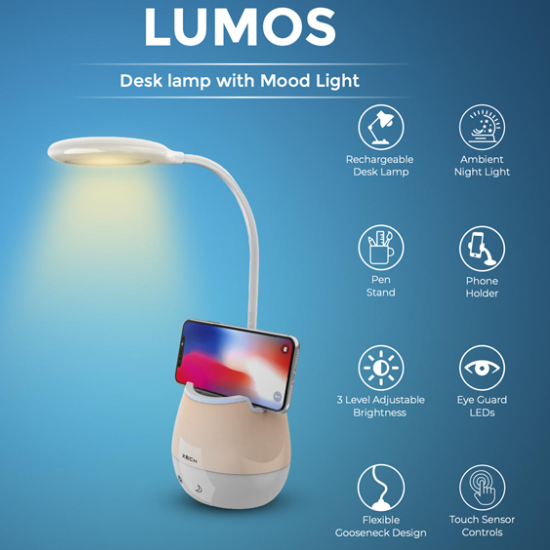 LUMOS Desk Lamp with Mood Light - CGP-3617