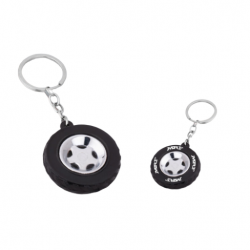 Tyre shape metal keychain (CGP-3739)