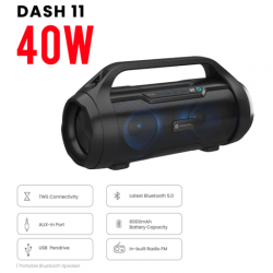 Dash 11 40 W Portronics Bluetooth Speaker - CGP-3596