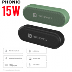 Phonic 15W Portronics Bluetooth Speaker - CGP-3595