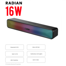 Radian 16W Portronics Bluetooth Speaker - CGP-3600