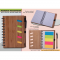 Bamboo Notebook With Sticky Notes and Pen - CGP-3591