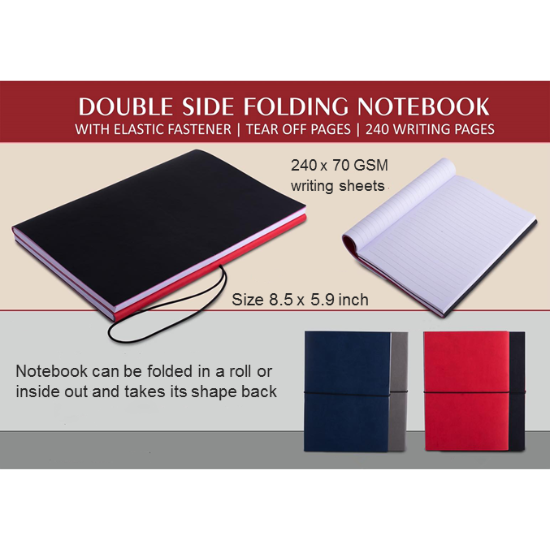 Double Side Folding Notebook - CGP-3563