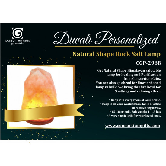 NATURAL SHAPE SALT LAMP - CGP-2968
