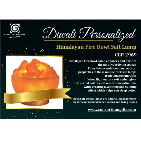 Himalayan Fire Bowl Salt lamp - CGP-2969