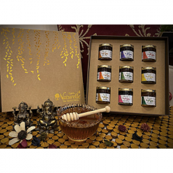 Diwali Gift Box with 9 Finest Varieties - CGP-3228