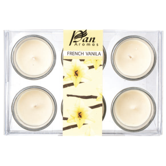 6 Pack Votive Glass Candle - CGP-3472