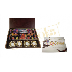 Premium Diwali Cracker in wooden box - CGP-2618