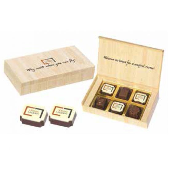 6 Chocolate Box – Alternate Printed Chocolates - CGP-1994