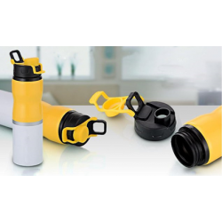 Yellow Dual Color Sipper (700ml Capacity)