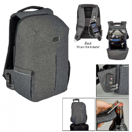 Premium Anti Theft Backpack with Combination Lock - CGP-2617