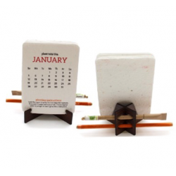 Plantable Calendar Recycled paper, Plantable pen & Pencil