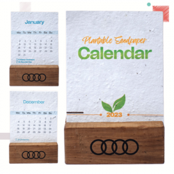 Plantable Wood Block Calendar - CGP-3543