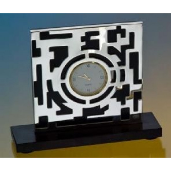 Silver Plated Clock Maze