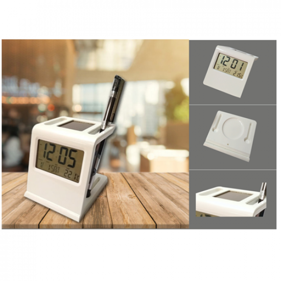 Solar Pen Stand Clock