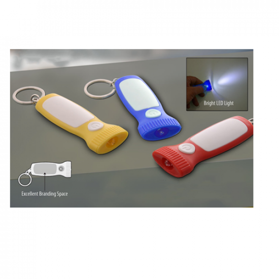 FLASHLIGHT STYLE KEYCHAIN WITH TORCH - CGP-2742