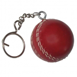 Mini Cricket Ball Keychain