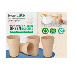 EcoCup Elite: Eco Friendly Glasses | Set Of 4 In Gift Box - CGP-3130