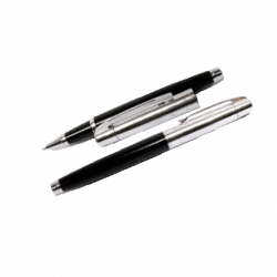 Sheaffer 9314 Silver Black Roller Pen