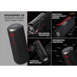 SoundPro 50 Bluetooth Speaker with Fabric Sheel - CGP-3588