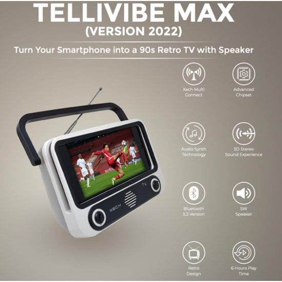 Tellivibe Max Retro TV With Speaker - CGP-3614