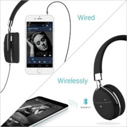 Portronics Wireless Music Headphone with AUX Port