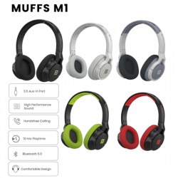 MUFFS M1 Portronics Headphone - CGP-3416