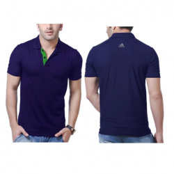 Adidas  Navy Blue T-Shirts