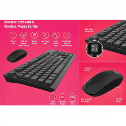 Wireless Keyboard & Wireless Mouse Combo - CGP-3184