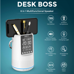 Desk Boss 6 in 1 Multifunctional Speaker - CGP-3609
