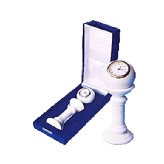 Marble clock with stand - CGP-446