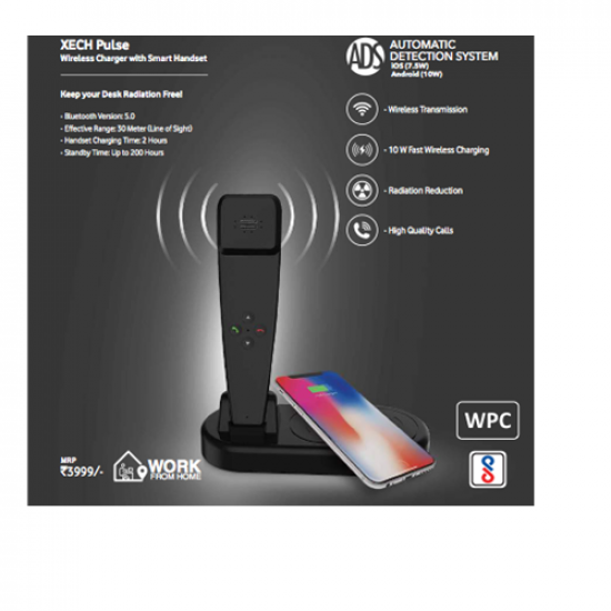 XECH Pulse Wireless Charger With Smart Handset - CGP-2467