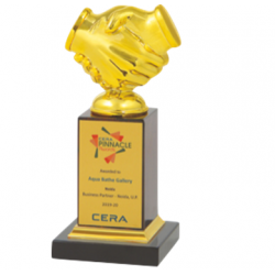 Wooden and Metal Trophy : Size: L 9” (CGT- 9325)