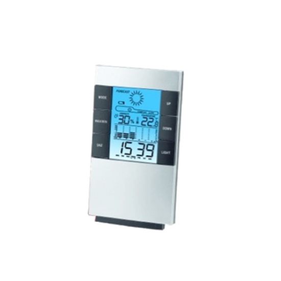 Tall Desk Clock With Alarm and Thermometer - CGP-2066