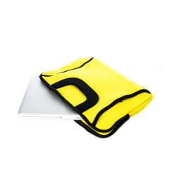 Yellow neoprene bag